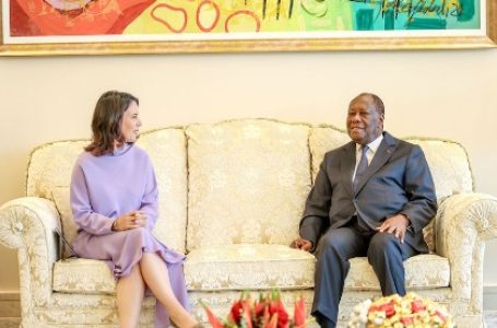 Le Chef de l’ ivoiriena eu un entretien avec la Ministre allemande des Affaires Étrangères