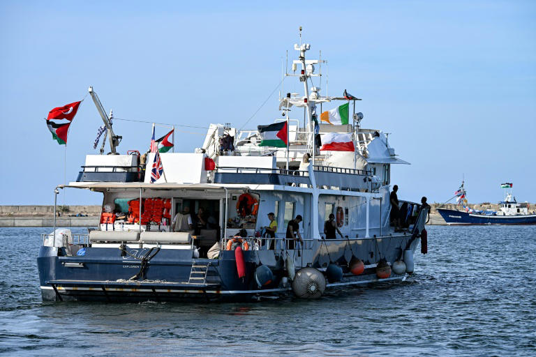 La flottille pour Gaza se dit ciblée par une nouvelle attaque en mer
