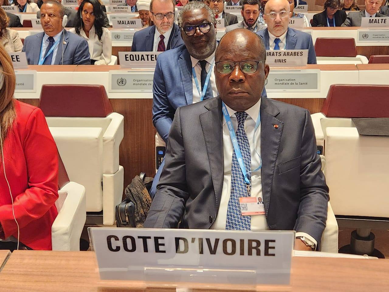 Genève : le Professeur Mamadou Samba accède à la vice-présidence du Conseil exécutif de l’OMS