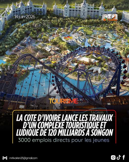 Côte d’Ivoire : Songon M’Brathé accueillera le futur « Songon Parc Oriental », un ambitieux complexe touristique de 120 milliards FCFA