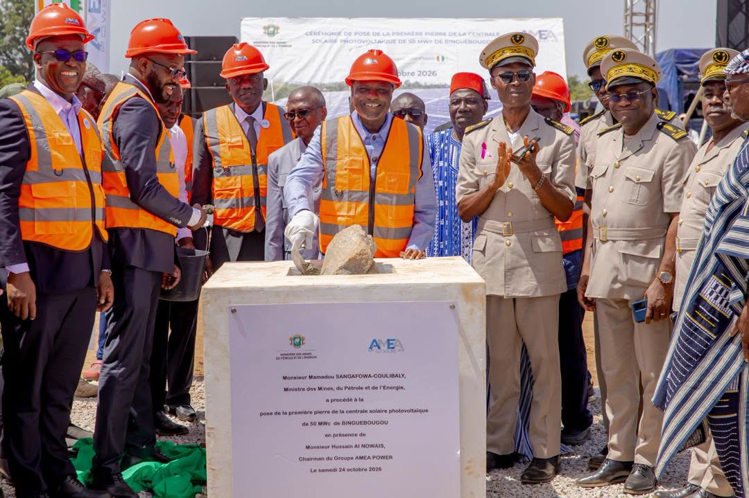 Côte d’Ivoire : une centrale solaire de 50 MWc en chantier à Binguébougou